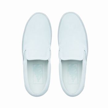 Damske Tenisky Na Platforme Vans Suede Outsole Classic Slip-On Modre Kvetinové VA47XZAVU